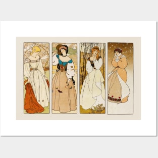 Women of the four seasons Posters and Art